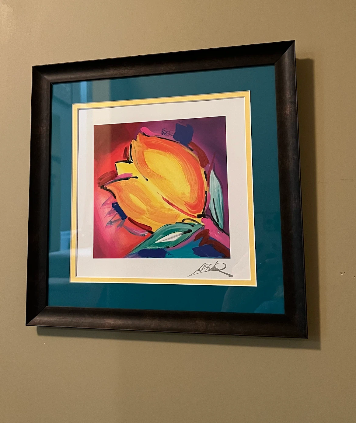Beautiful Framed Floral Art Print by Alfred Gockel - photo 2