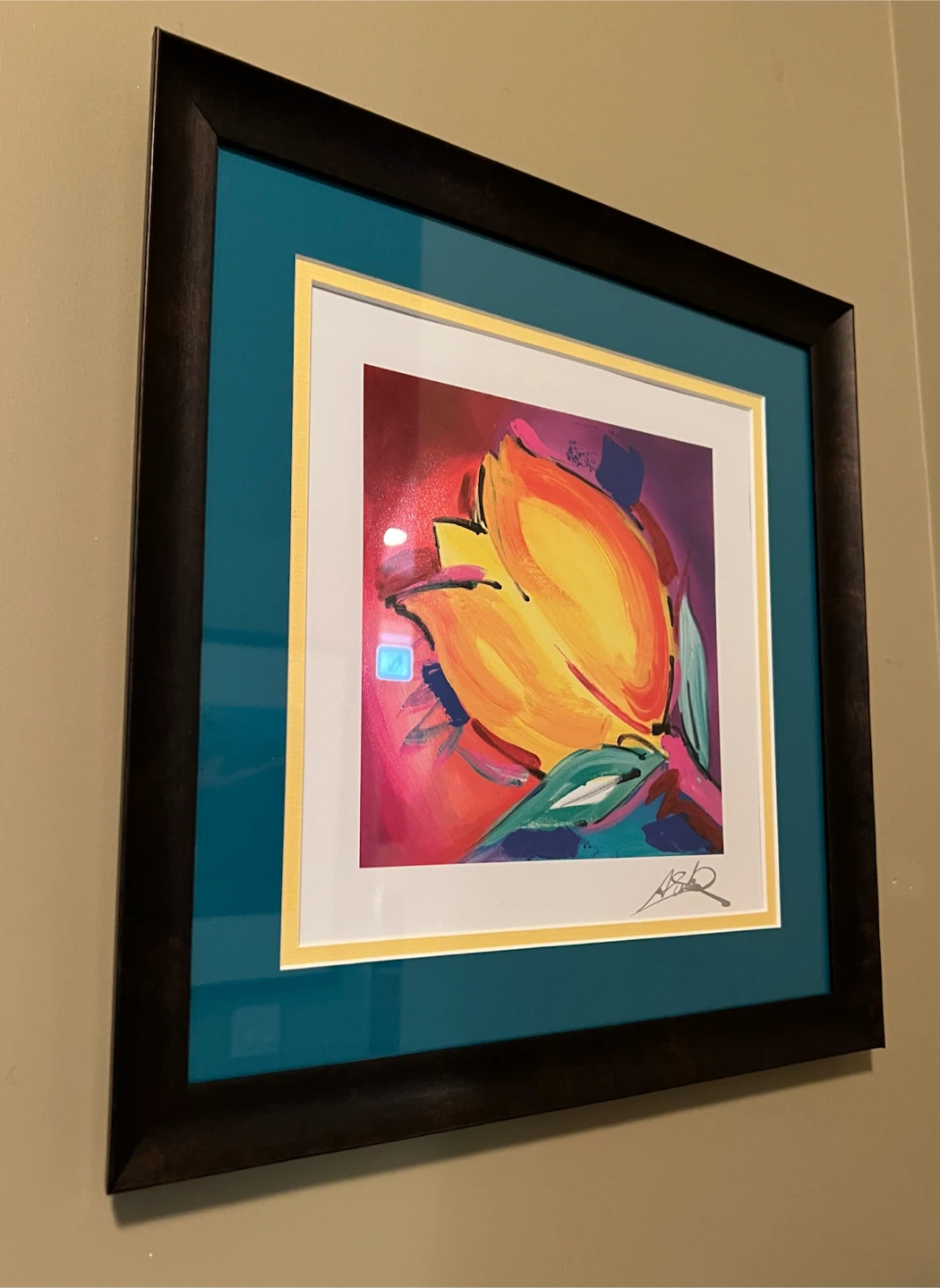 Beautiful Framed Floral Art Print by Alfred Gockel - photo 3
