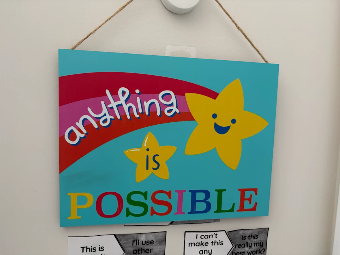 Hanging Sign - Anything Is Possible