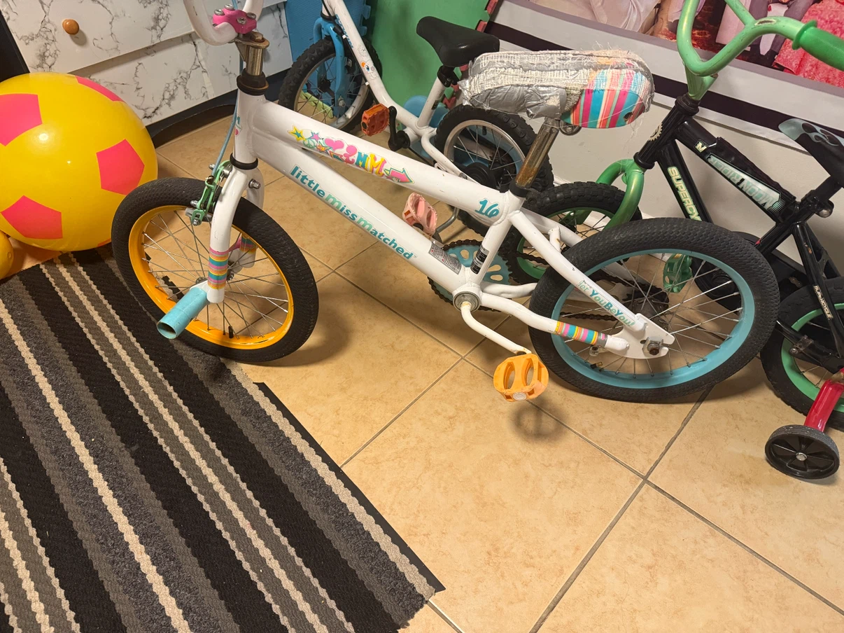 Little Miss Matched BMX Bike - 16 inch
