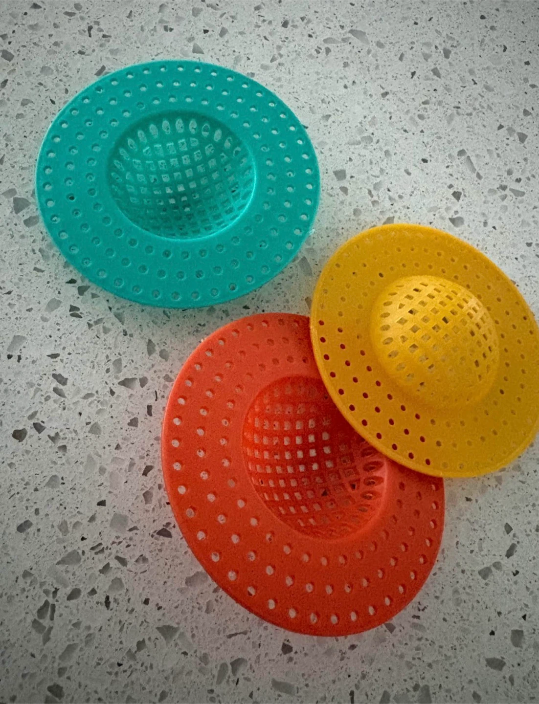 Set of 3 colourful drain strainers - photo 3