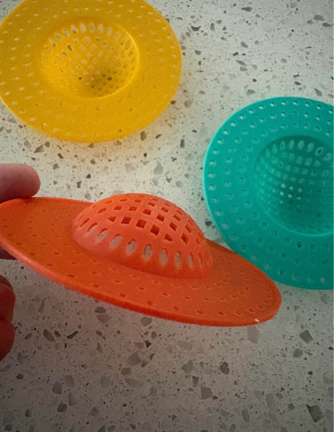 Set of 3 colourful drain strainers - photo 4