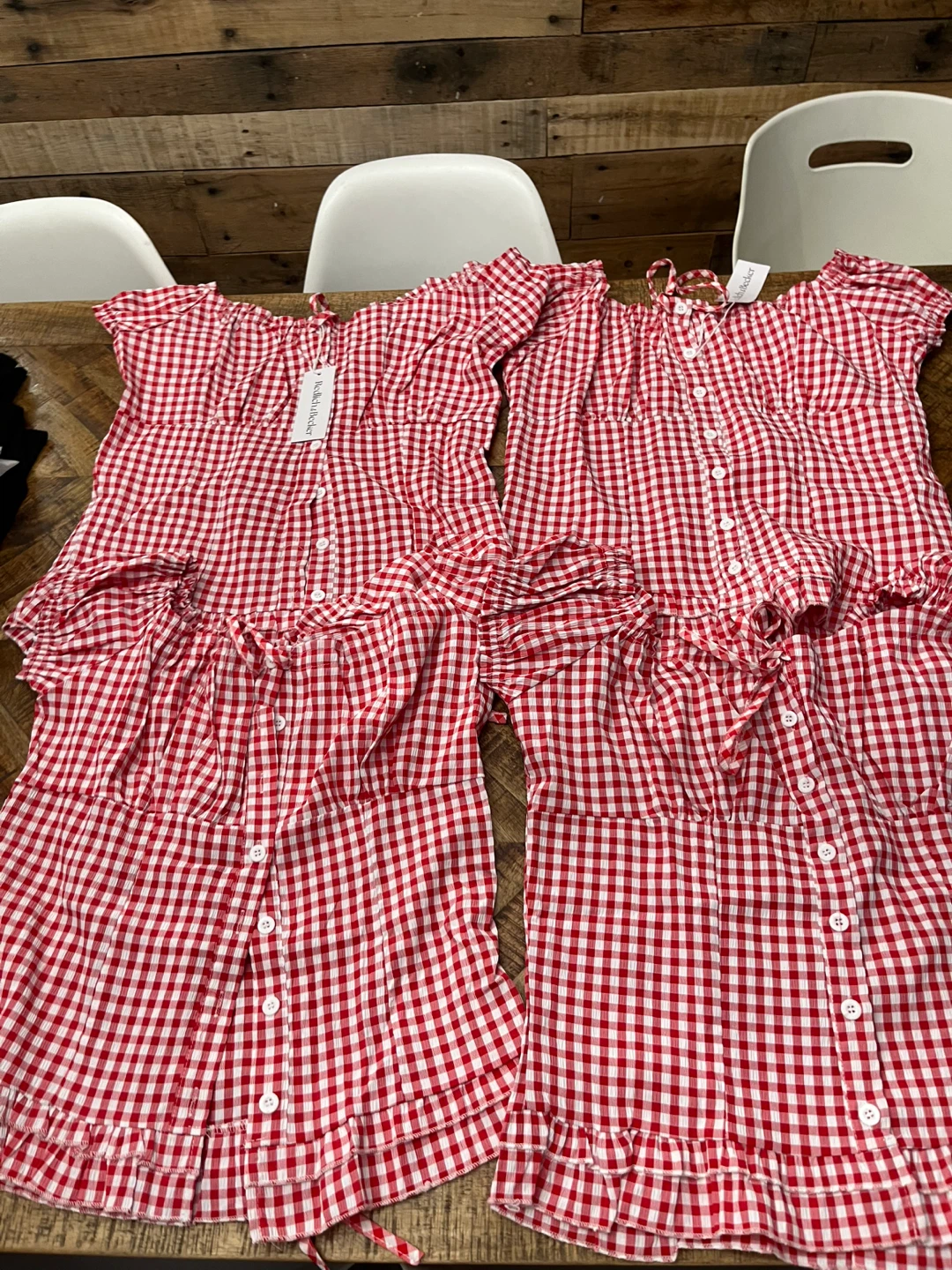 Women’s gingham shirts
