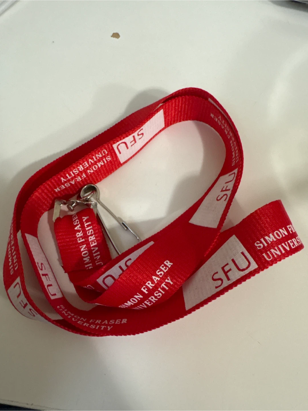 Simon Fraser University SFU Red Lanyard