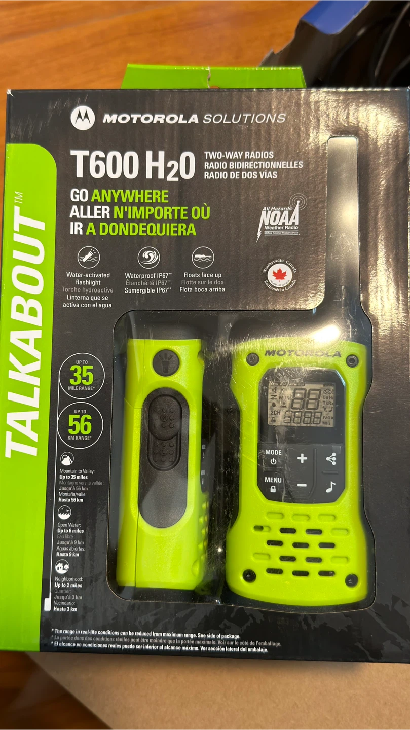 Motorola T600 H2O Talkabout Two-Way Radios