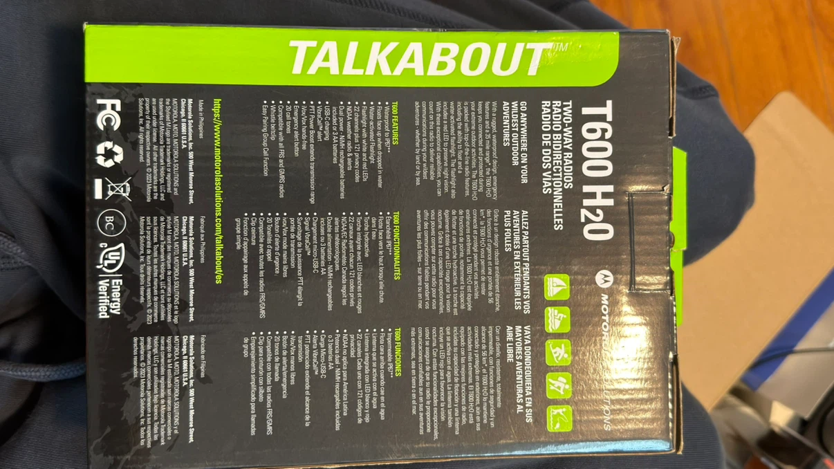 Motorola T600 H2O Talkabout Two-Way Radios - photo 3
