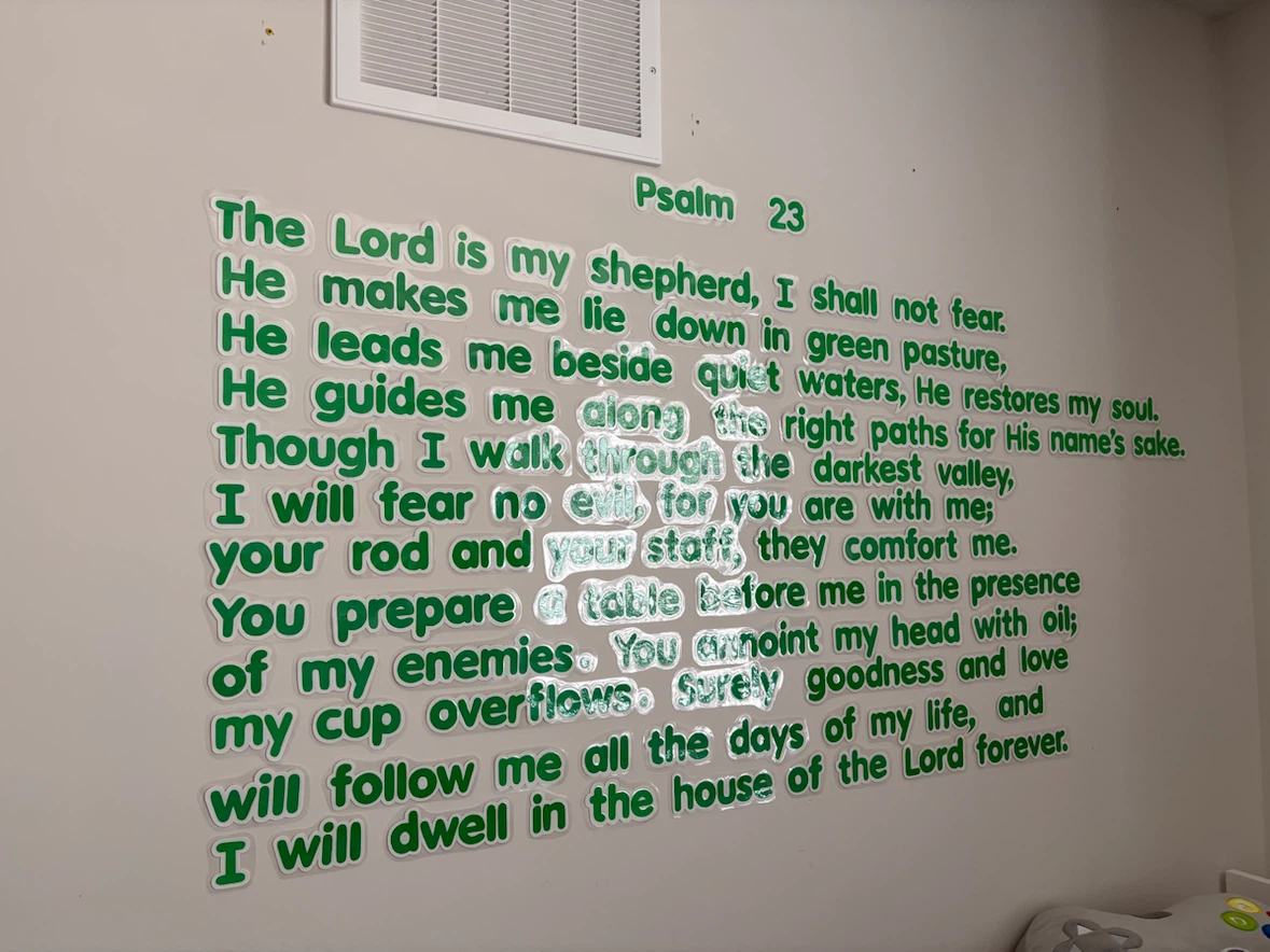 Psalm 23 Wall Decals