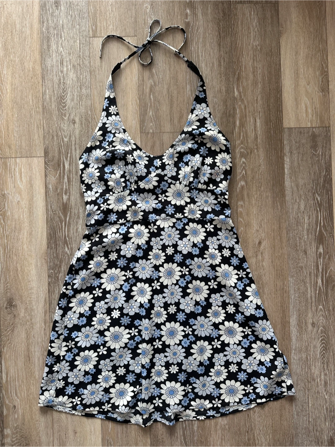 Hollister Floral Halter Dress size L