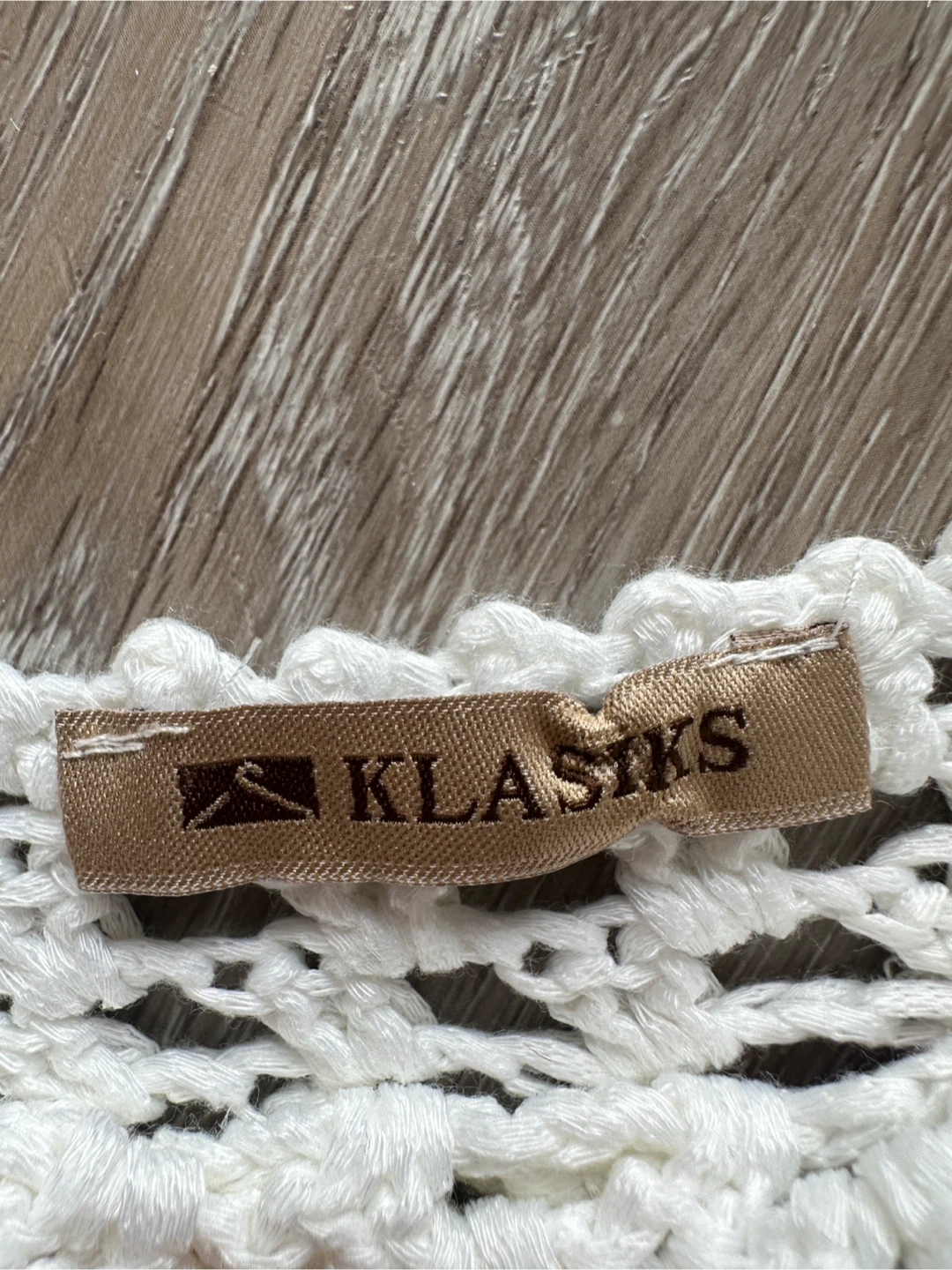 Klasiks White Crochet Trim Cover-Up - photo 2