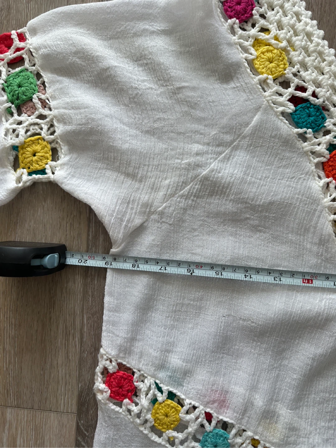 Klasiks White Crochet Trim Cover-Up - photo 4