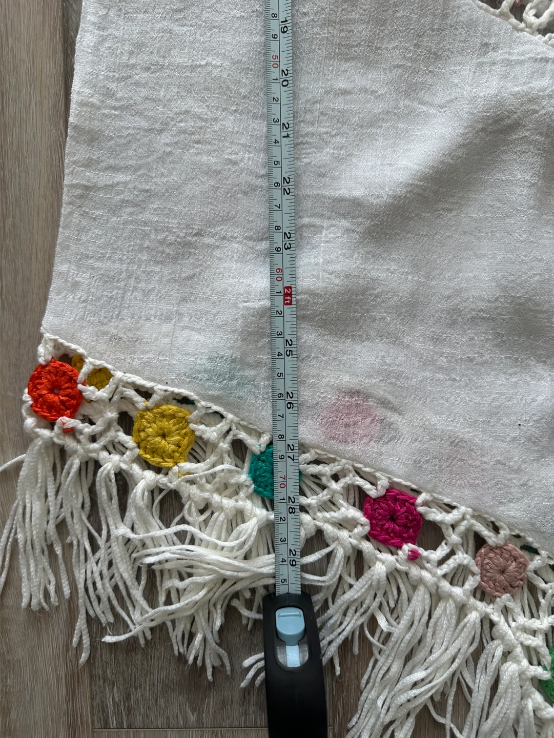 Klasiks White Crochet Trim Cover-Up - photo 5