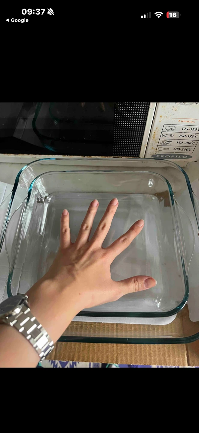 Set of 2 square glass baking dishes - photo 2