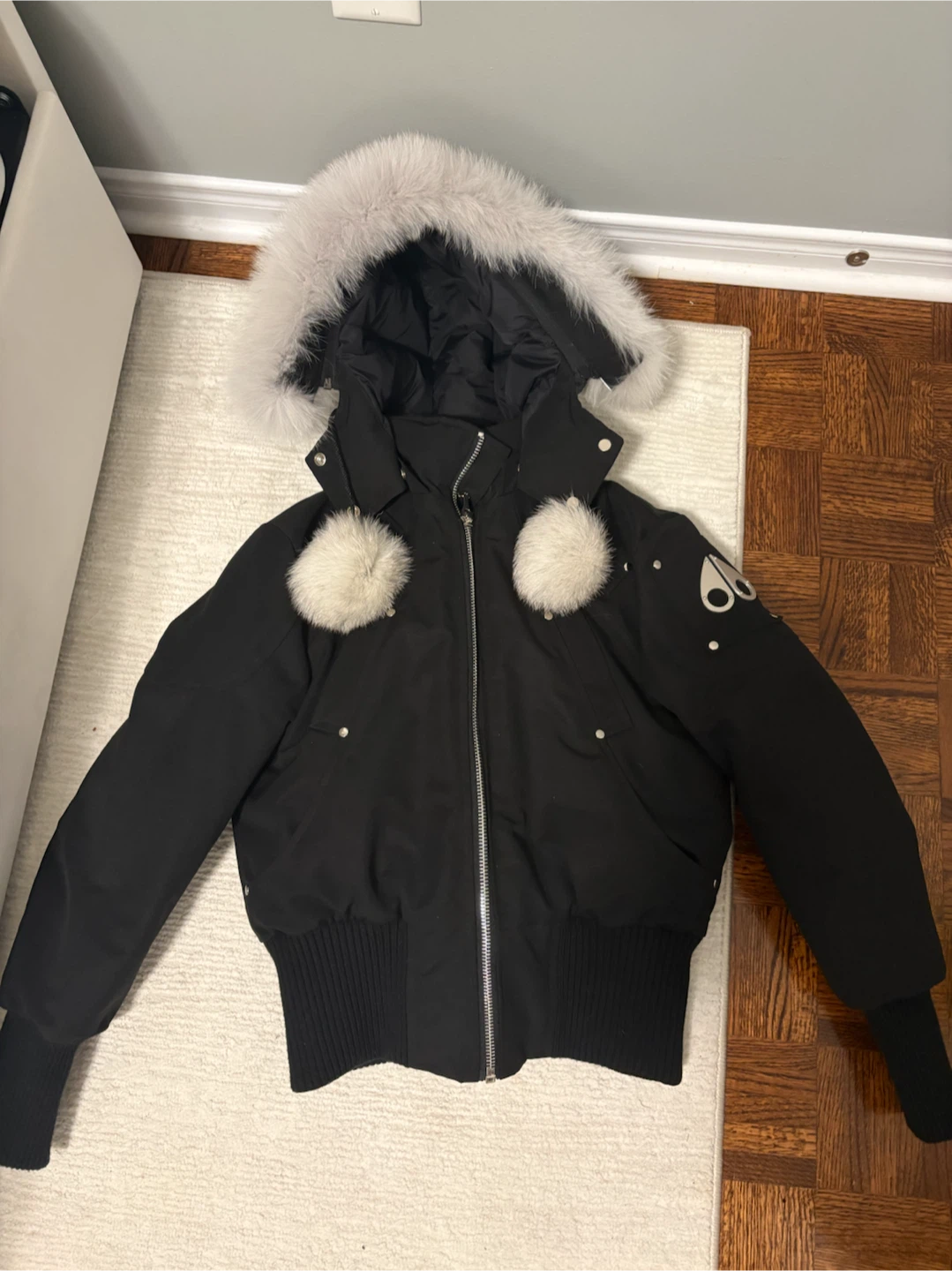 Moose Knuckle Down Filled Bomber Jacket