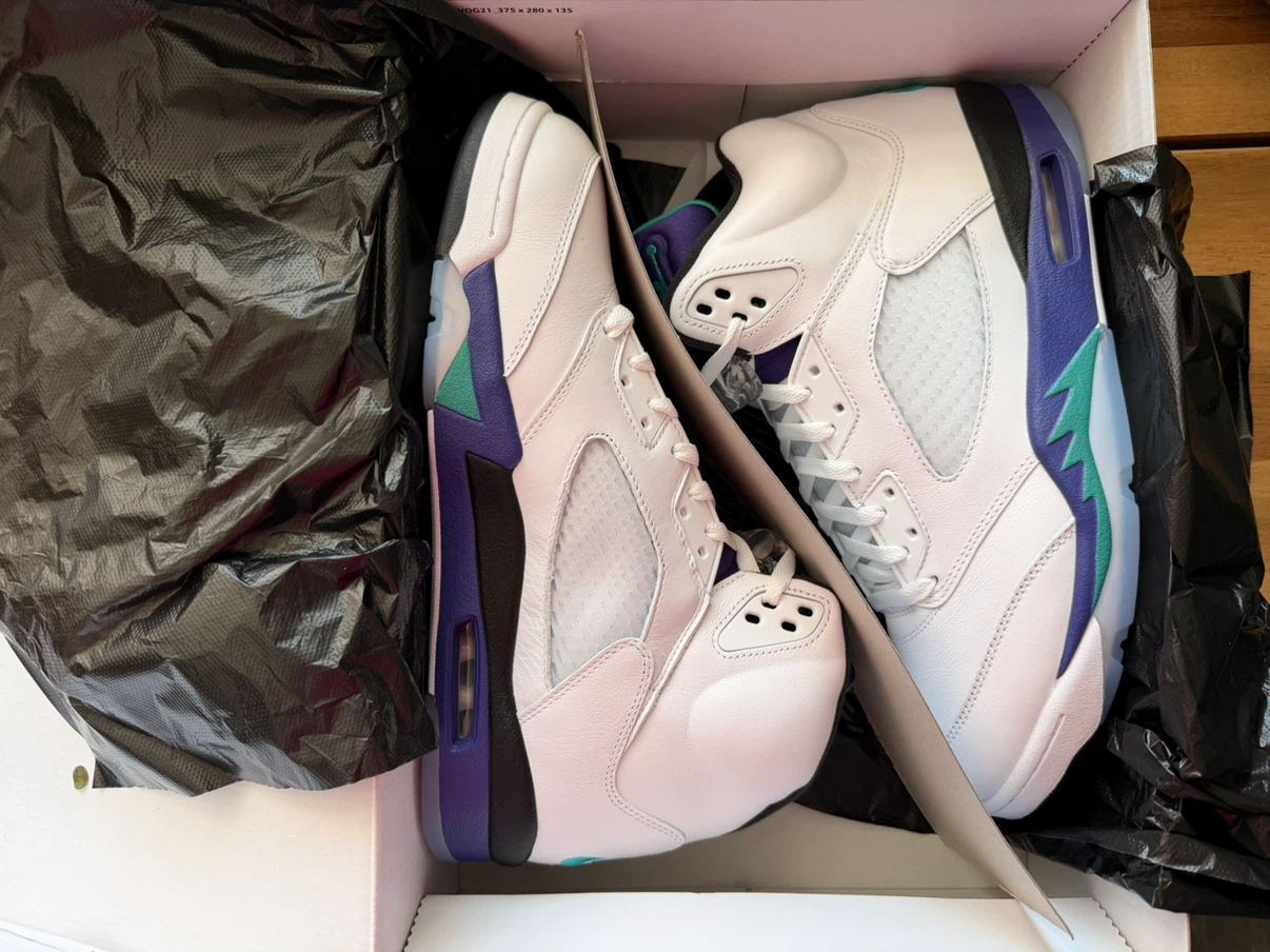 Air Jordan 5 Retro OG "Grape Ice" Men's Sneakers