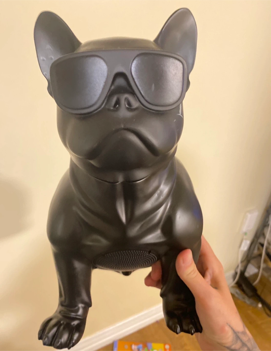 Black French Bulldog Bluetooth Speaker