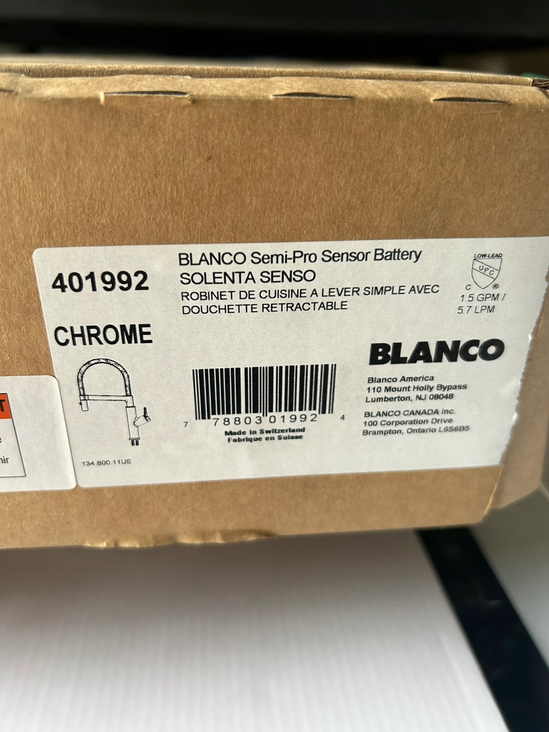 BLANCO Solenta Senso Semi-Pro Sensor Faucet - Chrome - photo 2