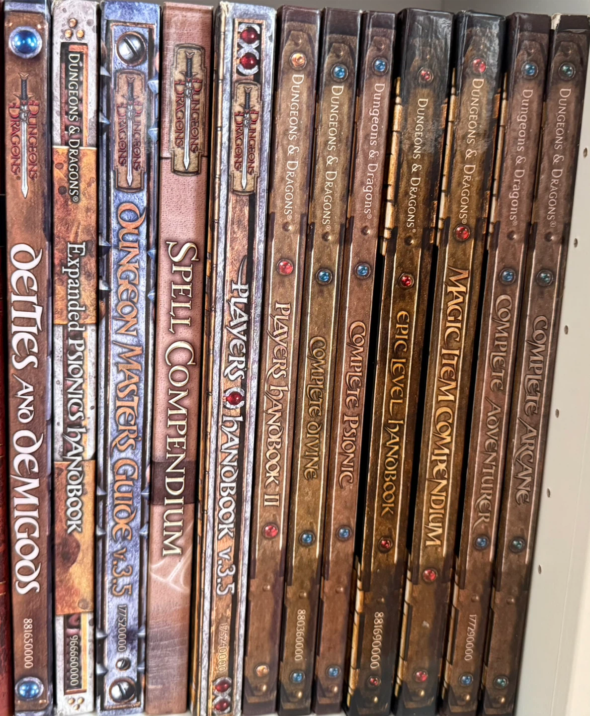 3.5 Edition Dungeons and Dragons handbooks