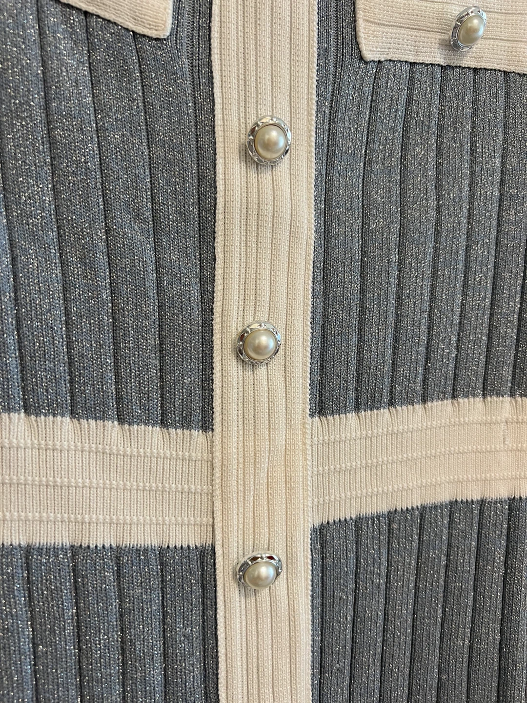 Light blue glitter knit dress - photo 3
