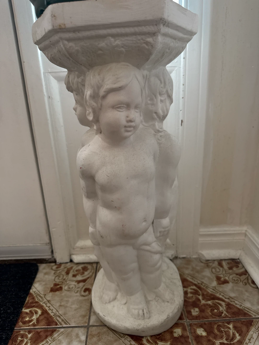 Snake Plant in Decorative Pedestal Planter