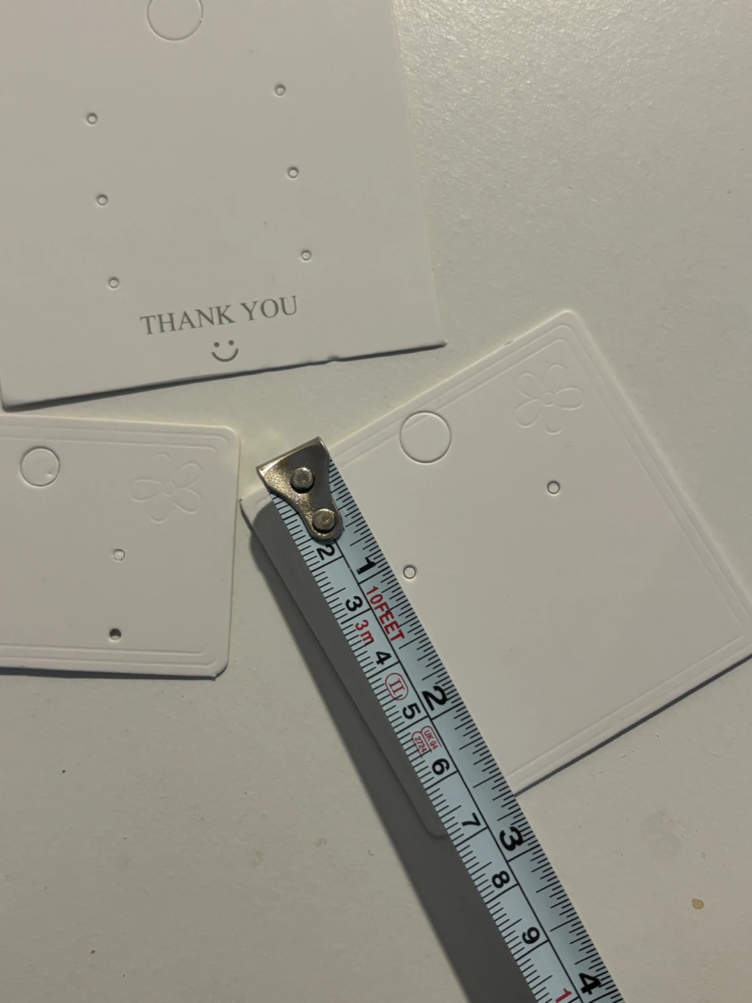 White Cardboard Jewelry Display Cards (Pack of 450+) - photo 4