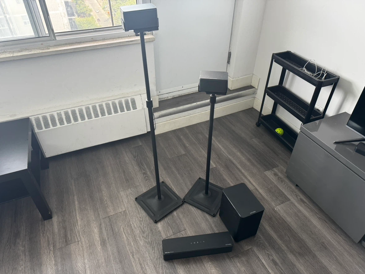 ULTIMEA Soundbar and Subwoofer with Speaker Stands