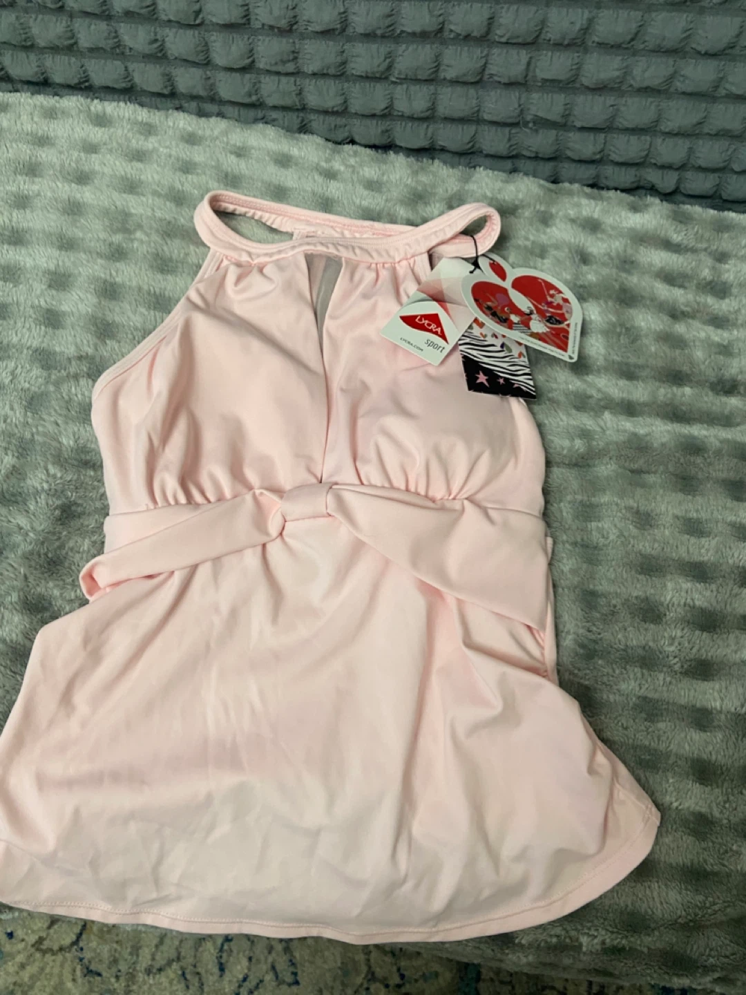Pom Pêche Pink Tennis Skirt with Built-in Shorts - Size L