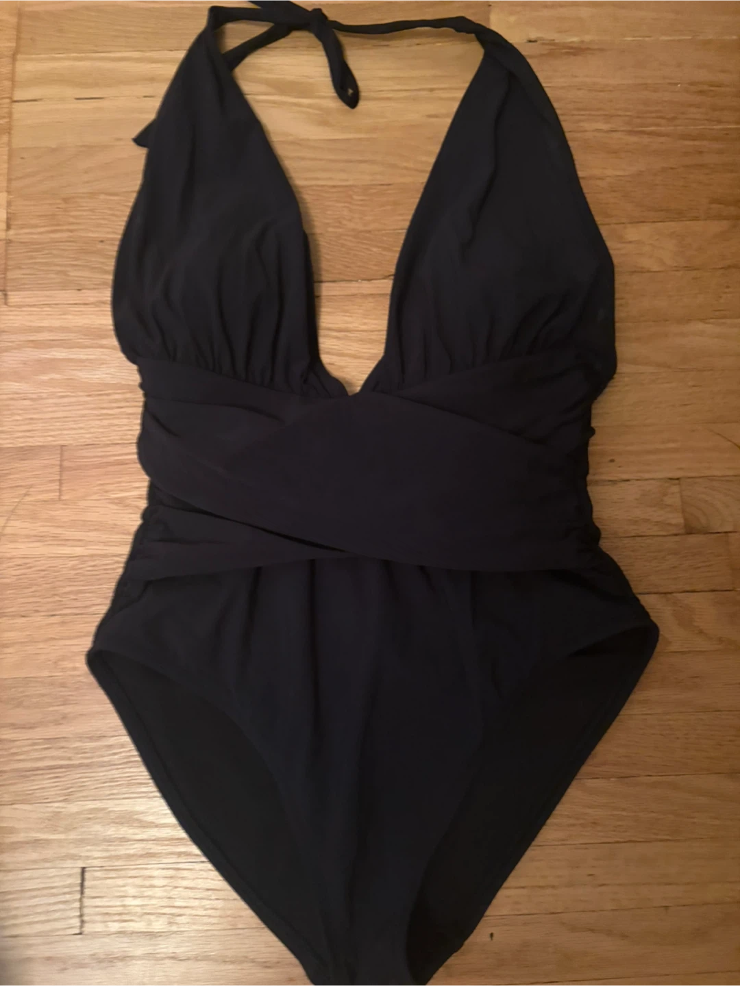 La Blanca Black Halter Swimsuit