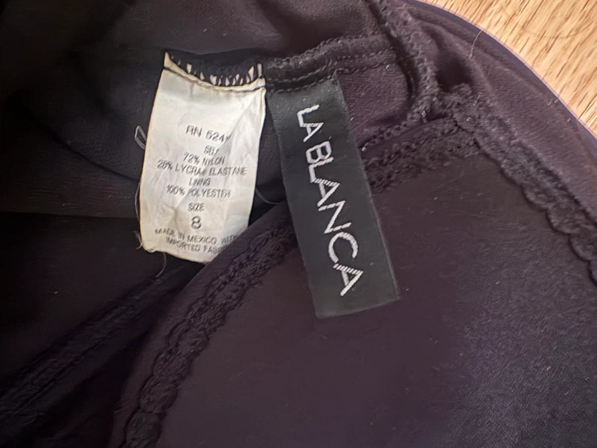 La Blanca Black Halter Swimsuit - photo 2