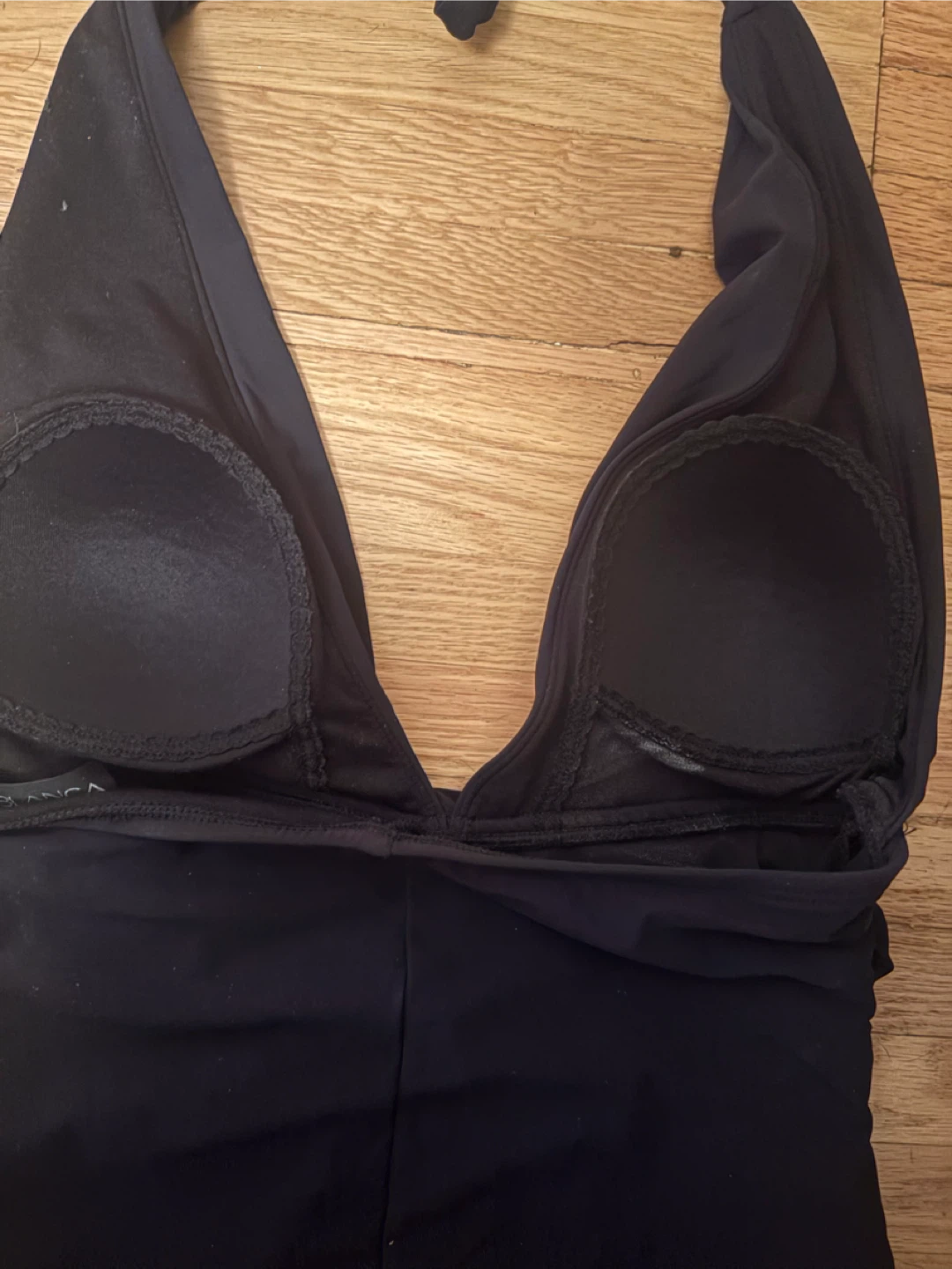 La Blanca Black Halter Swimsuit - photo 3