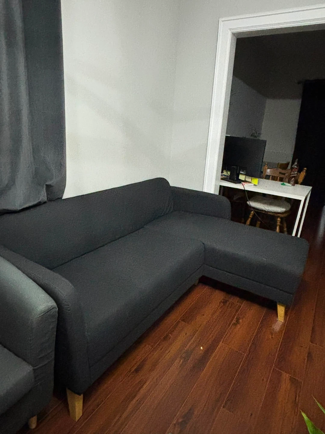 Dark Grey Sectional Sofa - photo 2