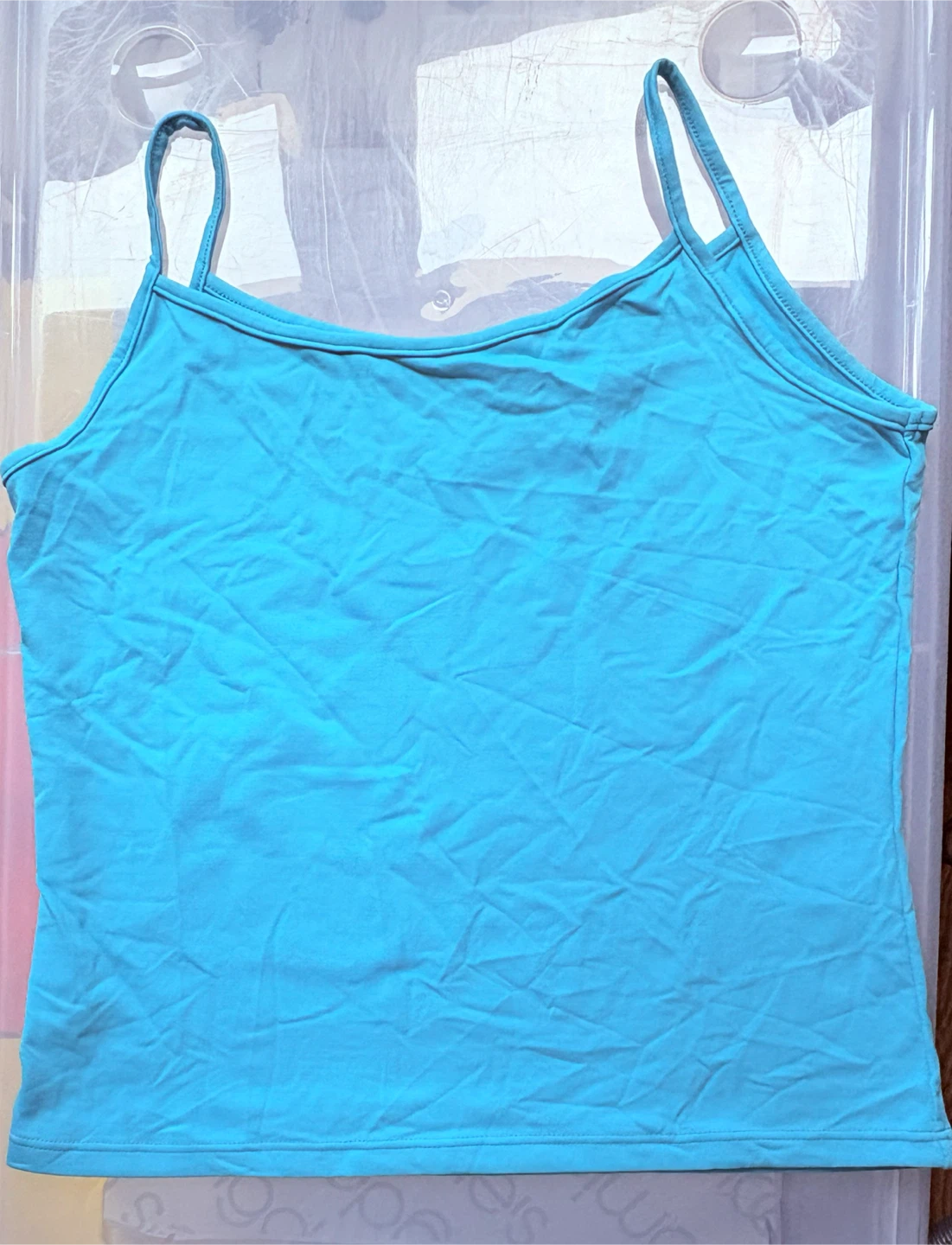 Ann Taylor Loft turquoise Spaghetti Strap Tank Top - Size M - photo 4