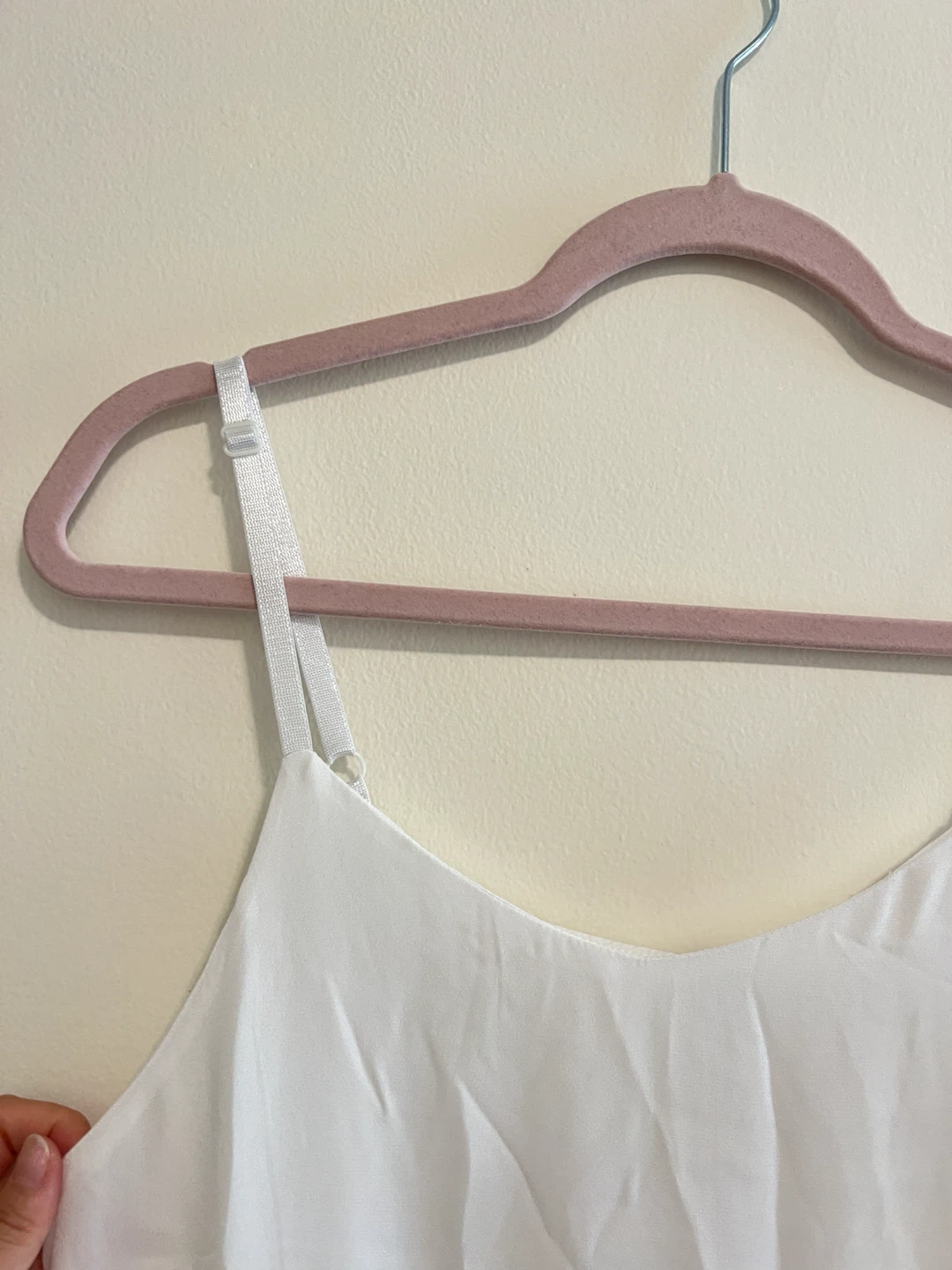 White tiered spaghetti strap dress - photo 2