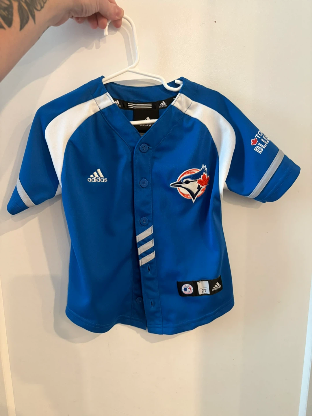 Toddler Toronto Blue Jays Adidas Baseball Jersey