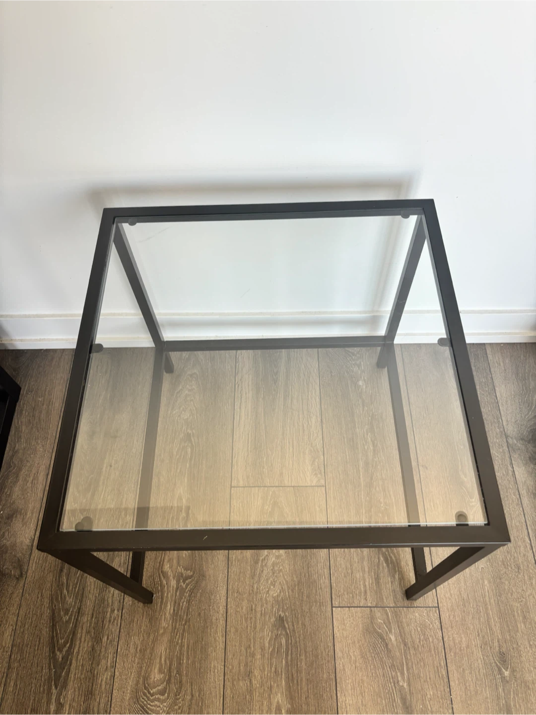 MOVING OUT SALE Glass and Metal Coffee Table - photo 2