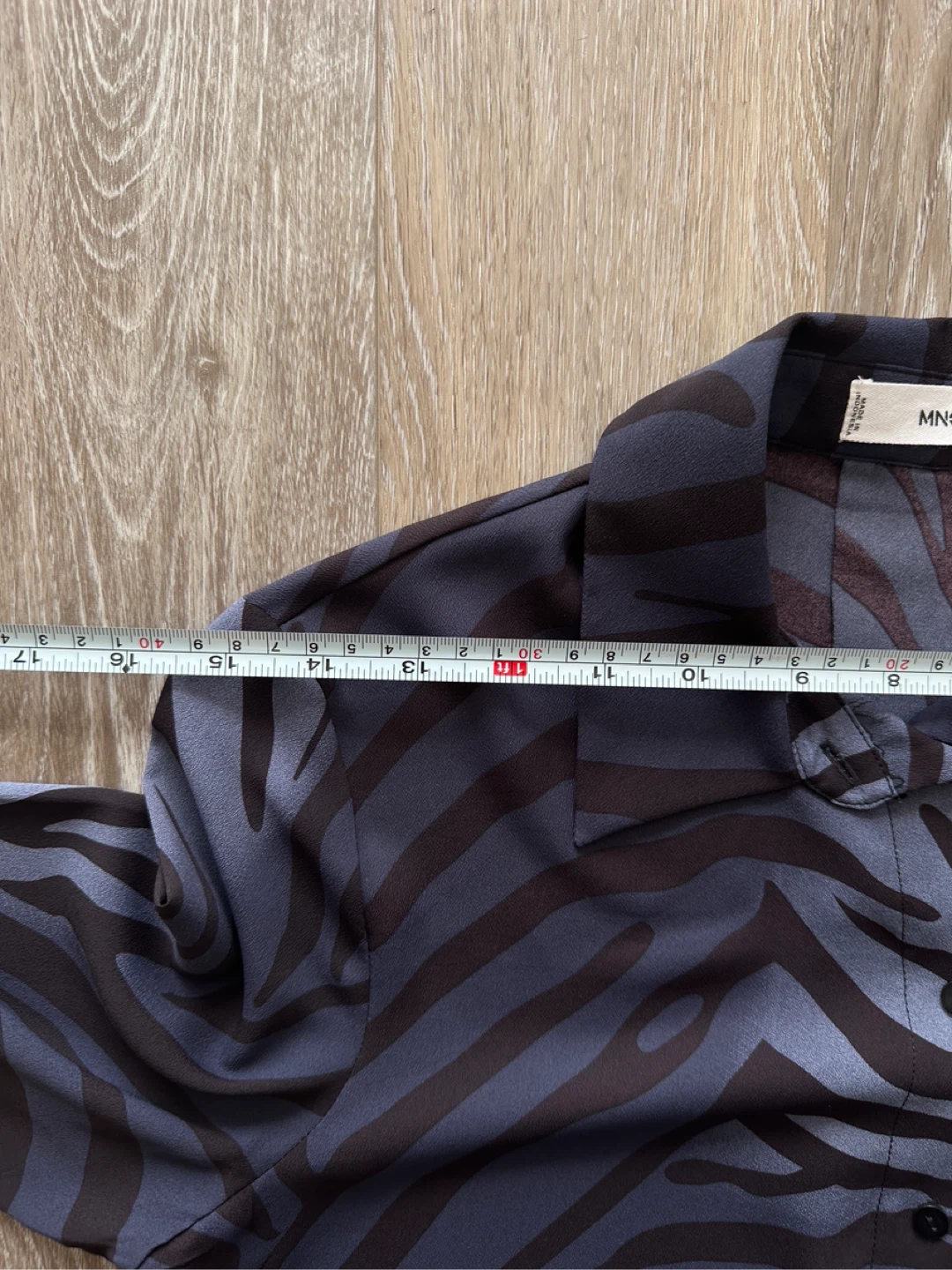 MNG Zebra Print Button-Up Shirt - photo 5