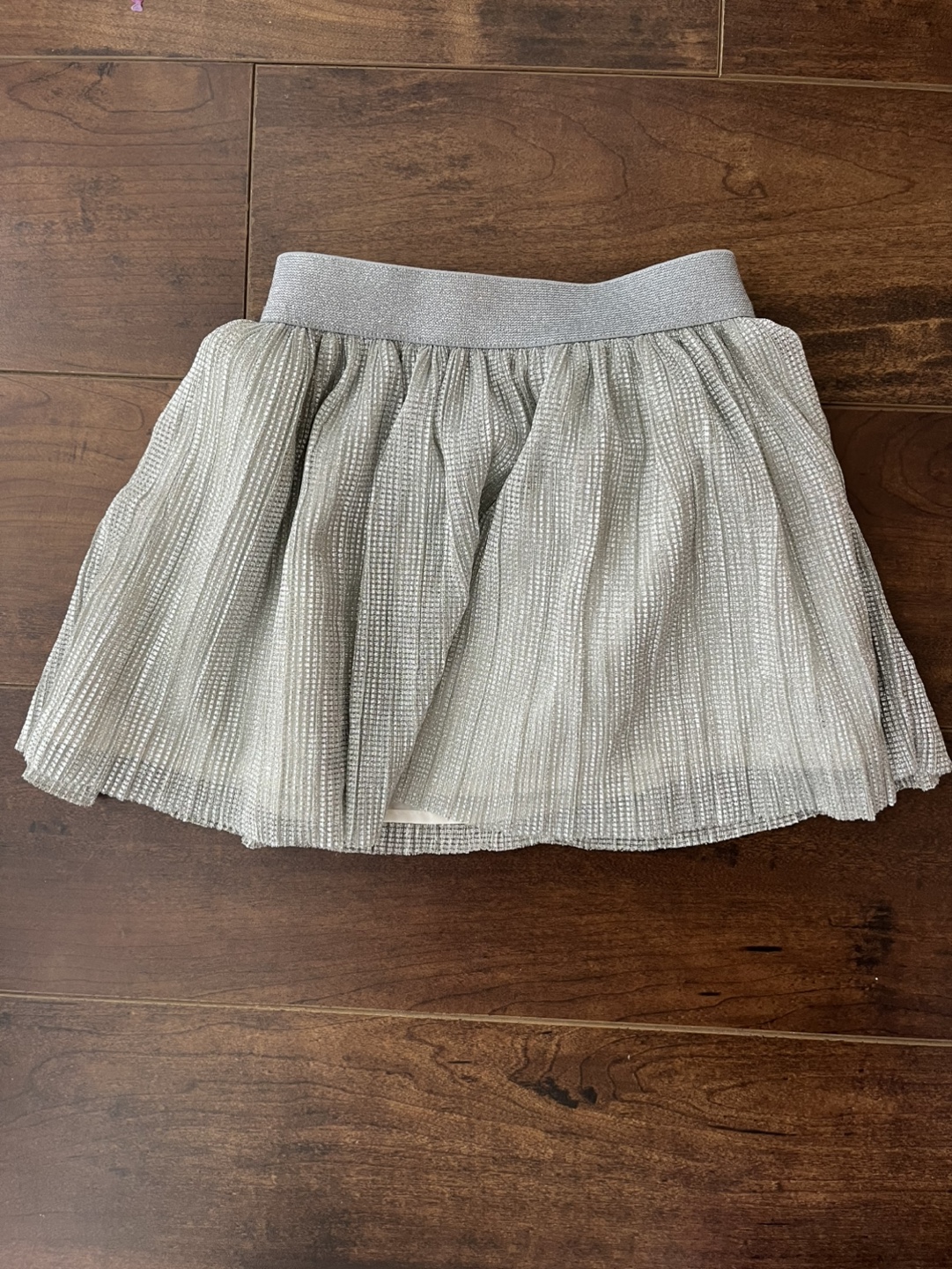 H&M Silver Pleated Skirt Size 2T