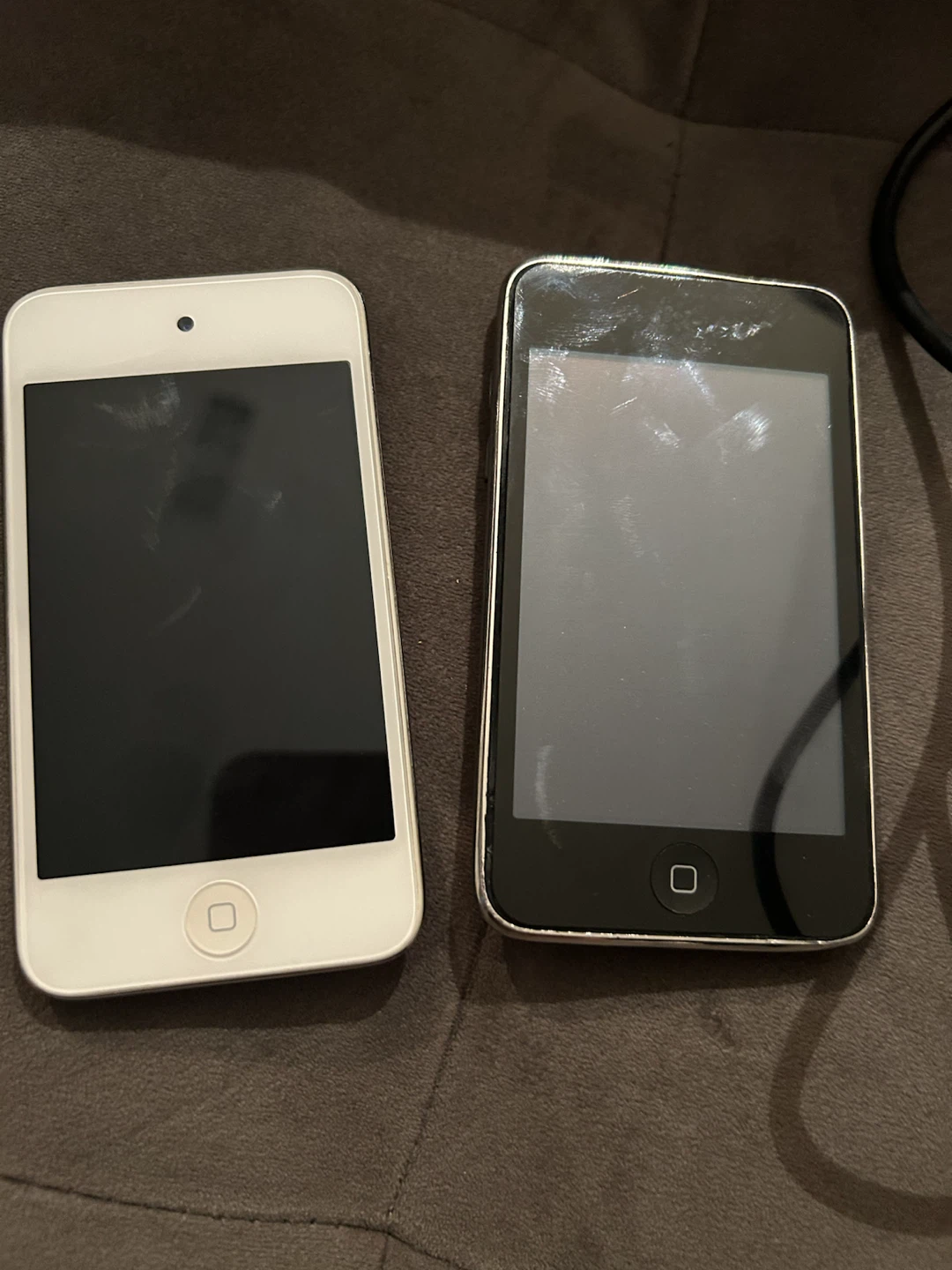 Two Apple iPod Touch devices