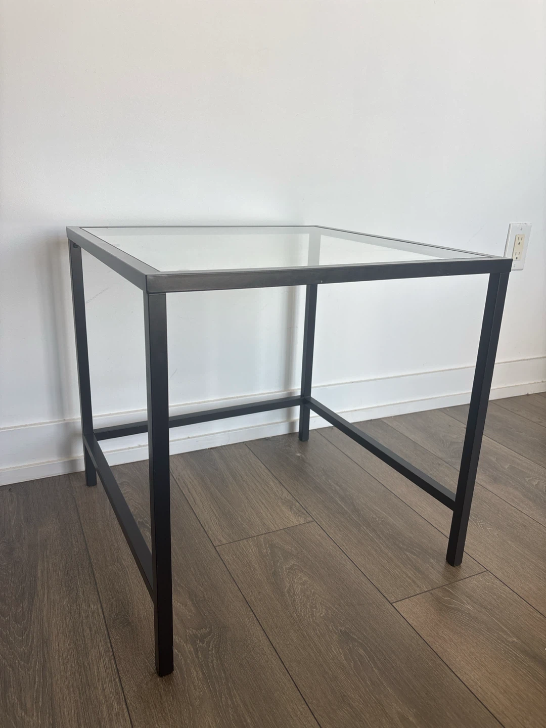 MOVING OUT SALE Glass and Metal Coffee Table - photo 3