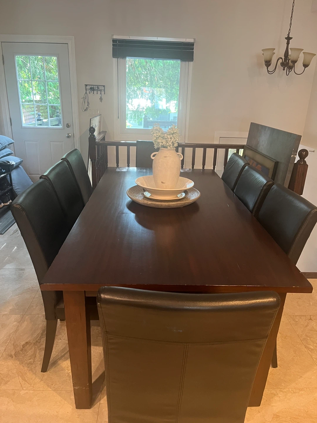 Solid Wood (Dark) Dining Table for 8 people - photo 2