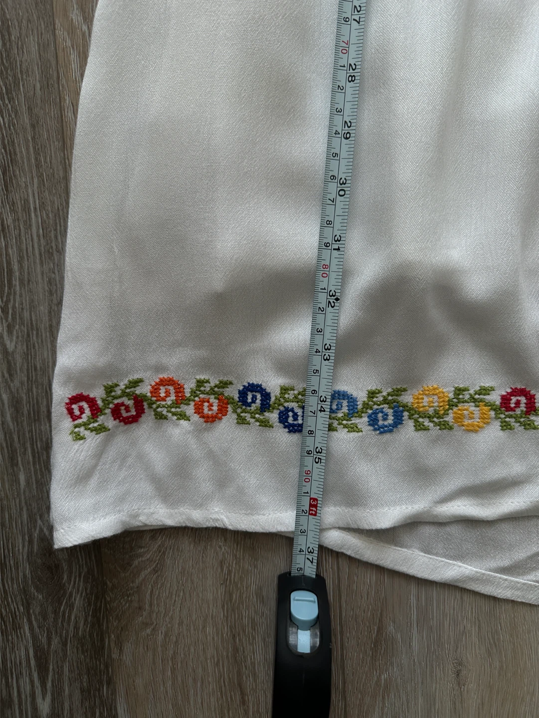 Javana Embroidered White Dress - XL - photo 2
