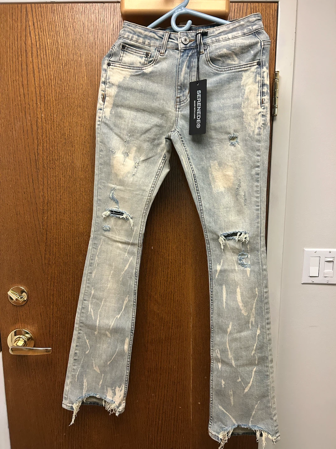 SERENEDE® Stack Jeans - Light Wash Size 28 - photo 3