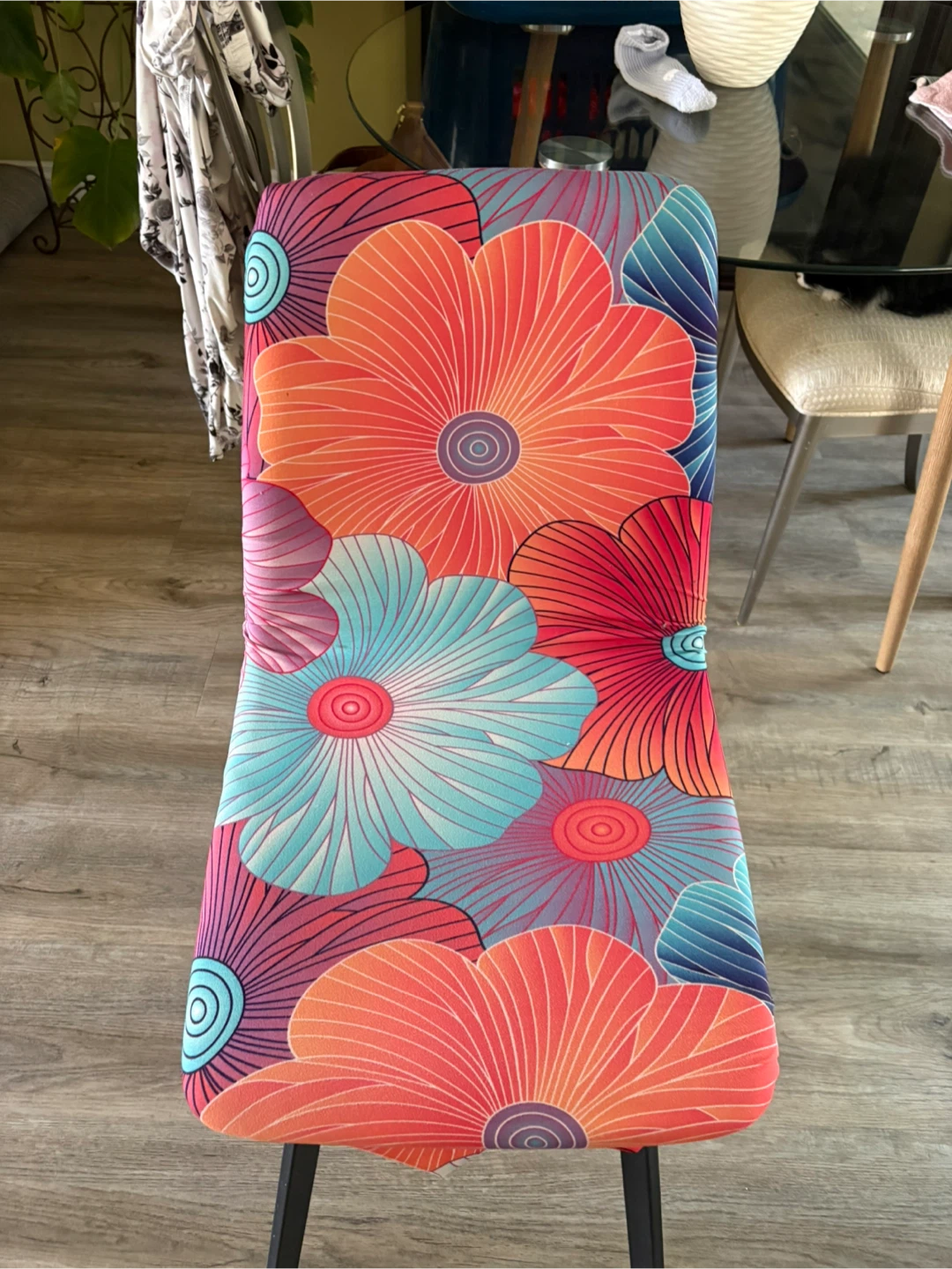 Stretch Dining Chair Covers - Floral Print qty 6