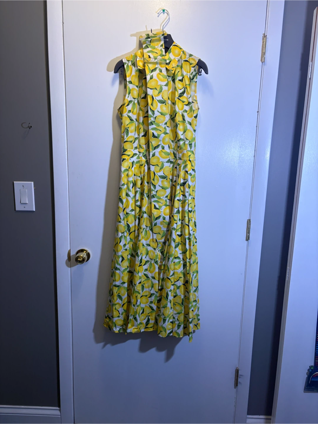 Michael Kors Collection Lemon Print Dress Size 2 - photo 3