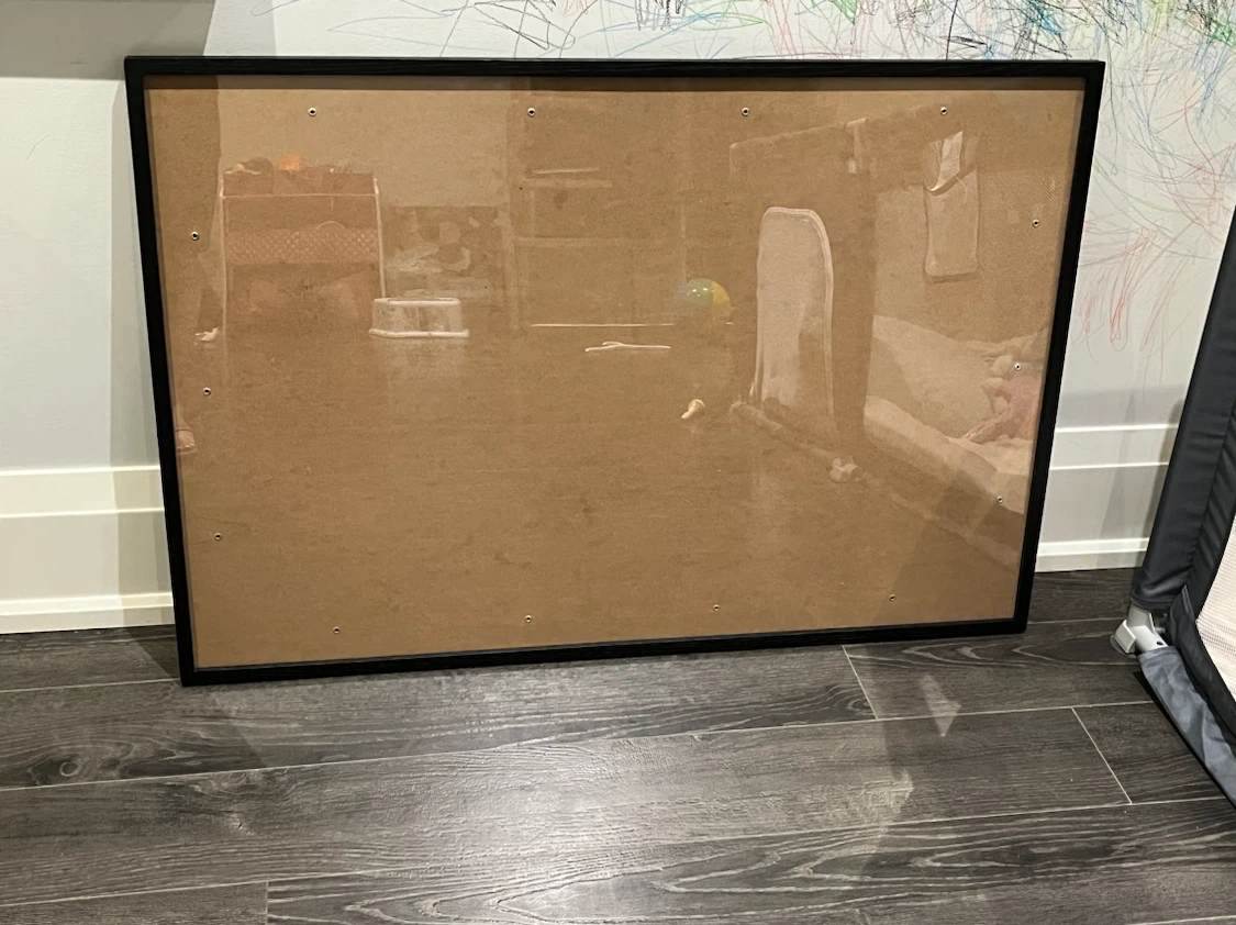 Oak wood large frame 94 x 64 cm
