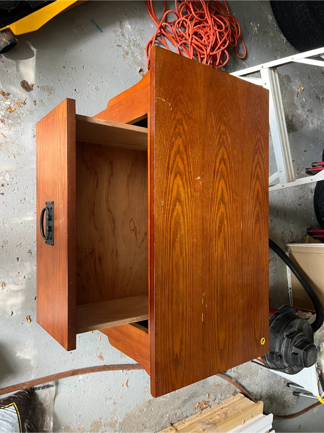 Wooden 2-Drawer Nightstand - photo 4