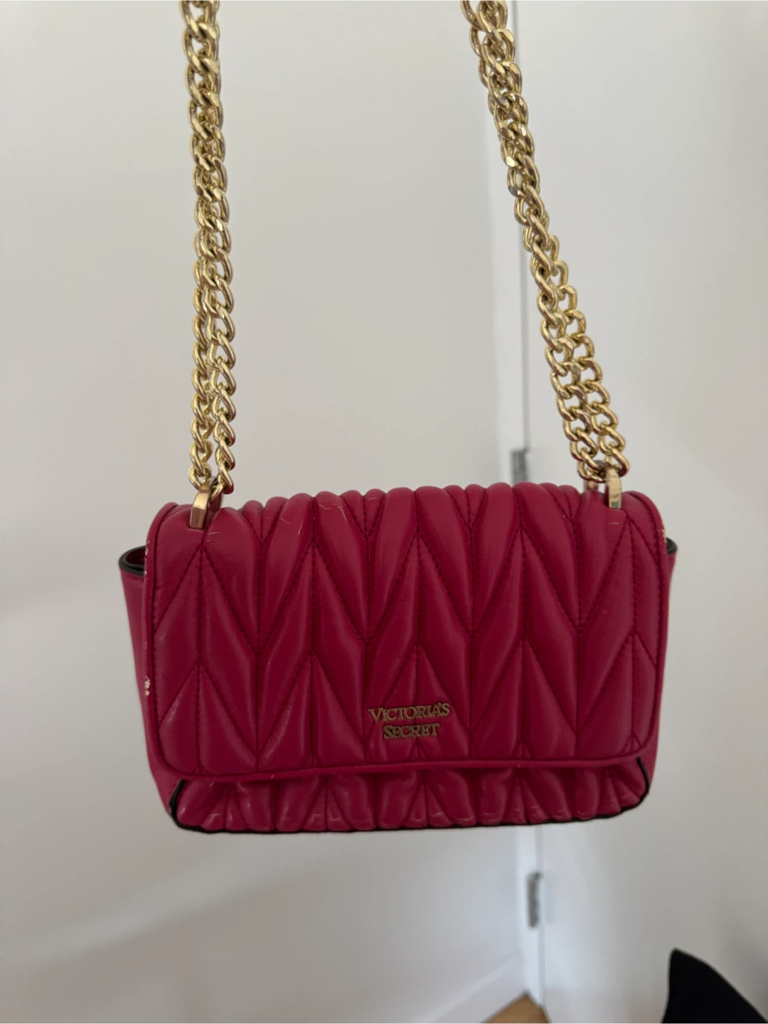 Victoria's Secret Pink Quilted Crossbody Bag