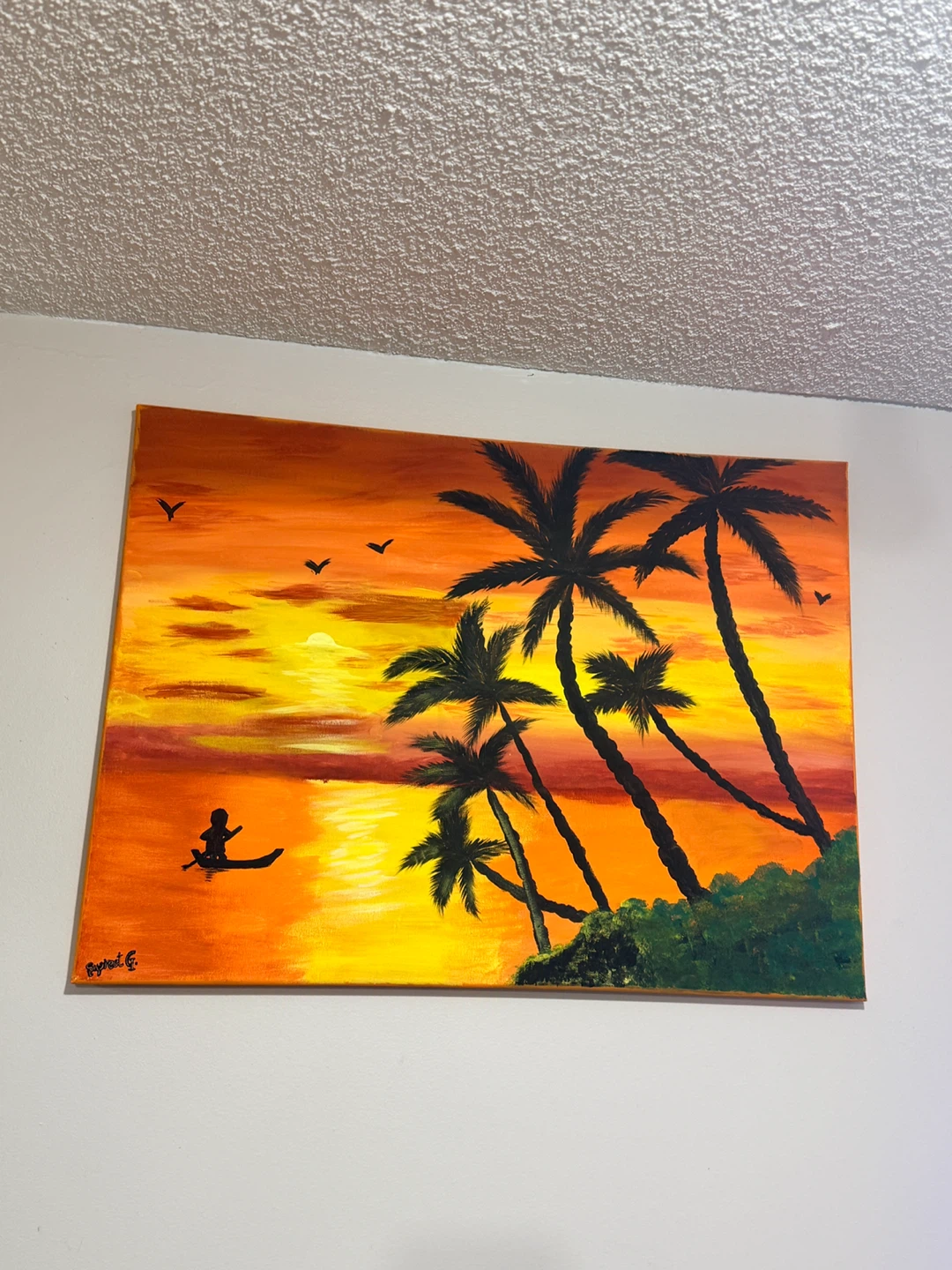 Original Sunset Painting