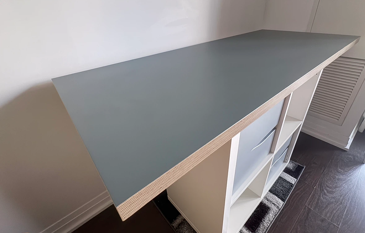 IKEA LAGKAPTEN Tabletop Gray-turquoise