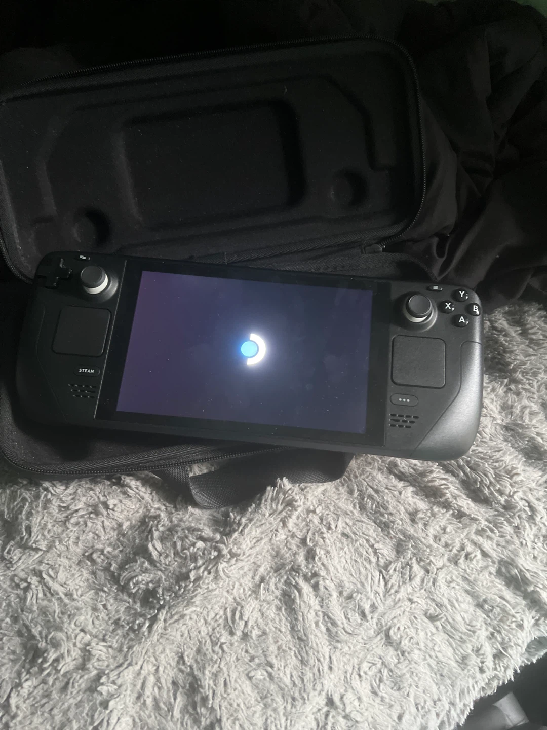 Valve Steam Deck Handheld Gaming Console with Case - photo 2
