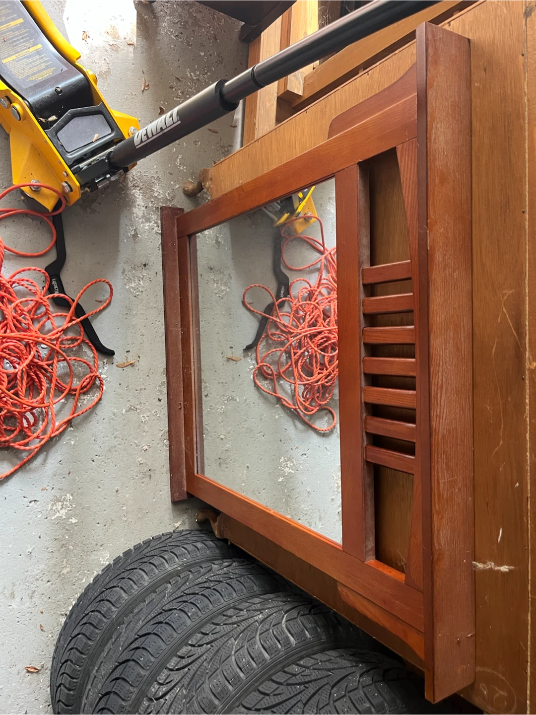 Wooden Framed Mirror